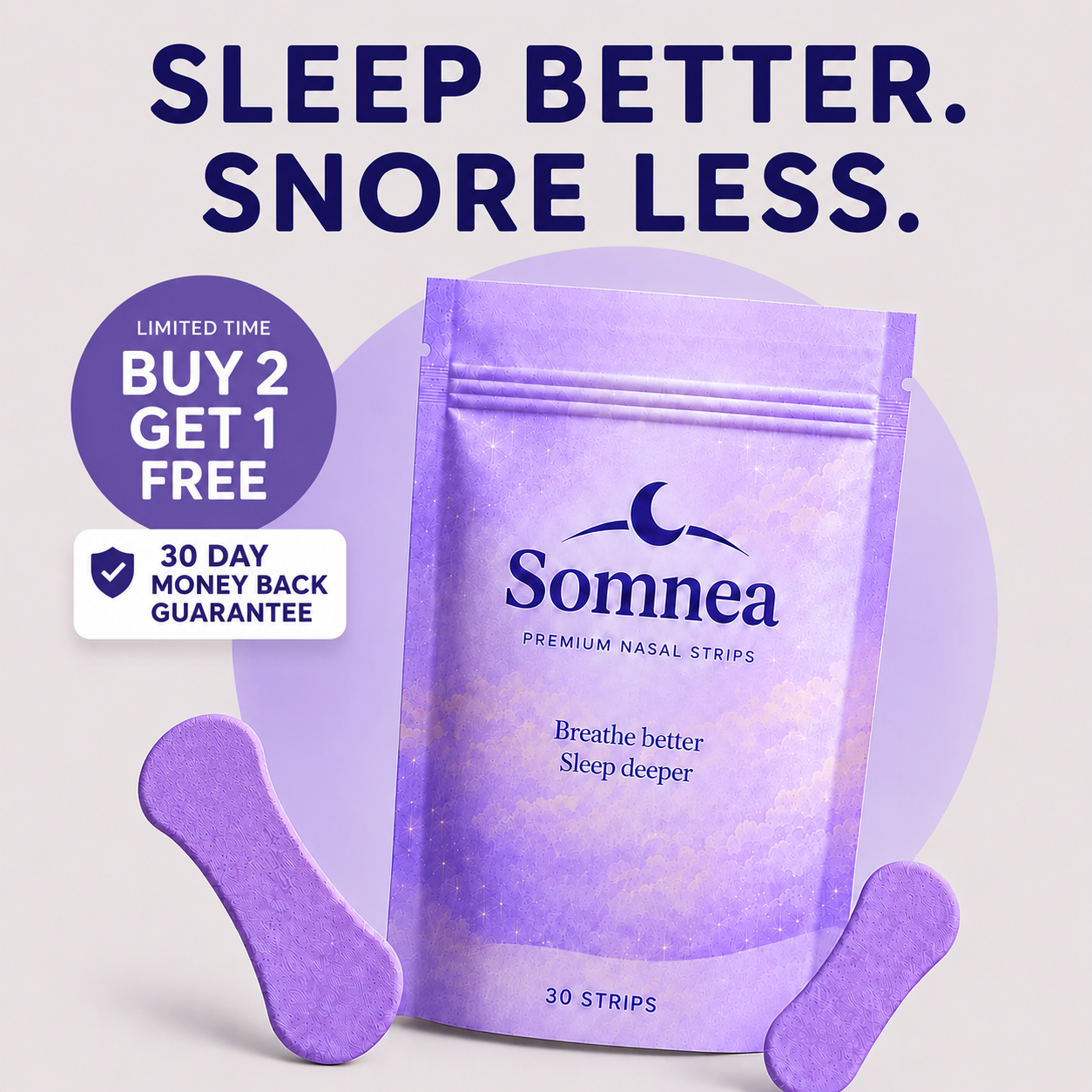 Somnea™ Nasal Strips - The #1 rated sleeping and snoring solution
